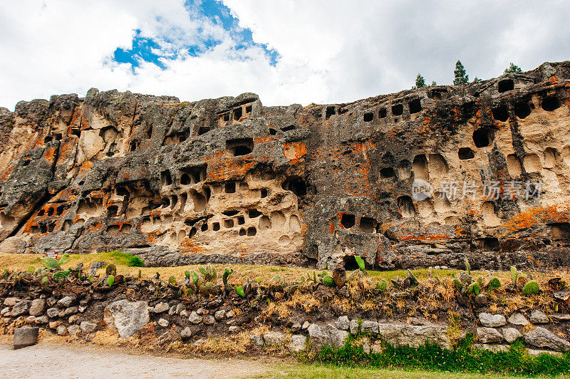 秘鲁卡哈马卡的Ventanillas de Otuzco考古中心。